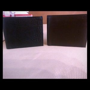 Men’s wallets textured